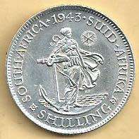 1943 - Shilling /  1/- . - EF condition as per scan.