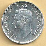 1943 - Shilling /  1/- . - EF condition as per scan.