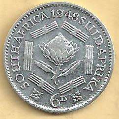 1948 - Sixpence /  6d . - VF condition as per scan.