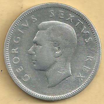 1951 - Two Shillings /  2/- . - VF condition as per scan.