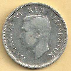 1947 - Sixpence /  6d . - VF condition as per scan.