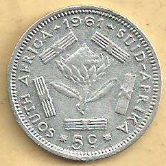 1961 - Five Cent /  5c . - VF condition as per scan.