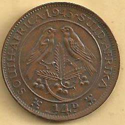 1943 - Quarter Penny / Farthing. - EF condition as per scan.