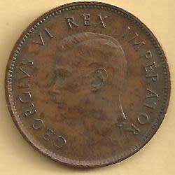 1943 - Quarter Penny / Farthing. - EF condition as per scan.