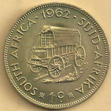 1962 - One Cent /  1 c . - EF condition as per scan.