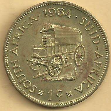 1964 - One Cent /  1 c . - EF condition as per scan.