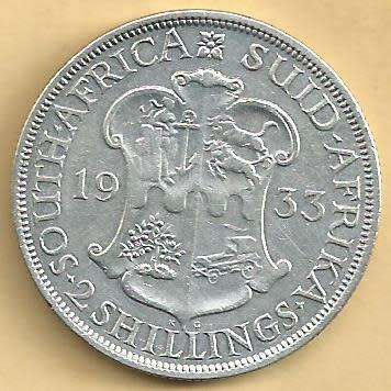 1933 - Two Shillings / Florin. - VF condition as per scan.