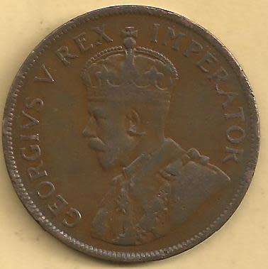 Scarce - 1927 - Penny /  1d . - VF condition as per scan.