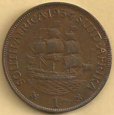 1934 - Penny /  1d . - VF condition as per scan.