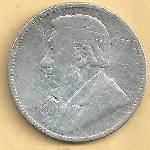 Scarce - 1892 - One Shilling /  1/- . - Fair condition as per scan.