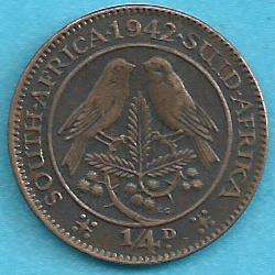 1942 - Quarter Penny / Farthing - as per scan.