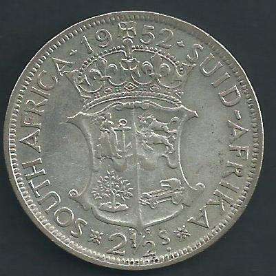 1952 - Two and a Half Shillings / Half Crown - as per scan.