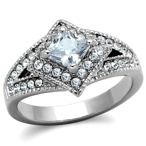 BEAUTIFUL DESIGN SIMULATED DIAMOND LADIES RING