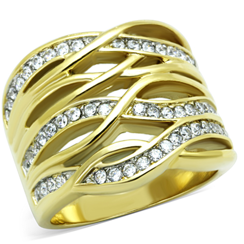 GORGEOUS SPARKLING SIMULATED DIAMOND LADIES RING