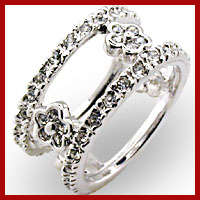 SIMULATED DIAMOND RING