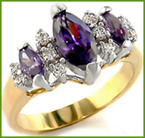 BEAUTIFUL SIMULATED AMETHYST RING & FREE BRACELET!!