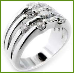 BEAUTIFUL SIMULATED DIAMOND RING