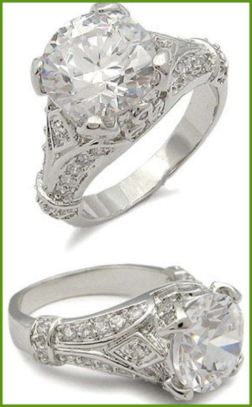 BEAUTIFUL SIMULATED DIAMOND RING