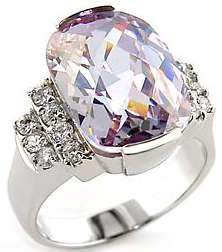 BEAUTIFUL SIMULATED AMETHYST RING