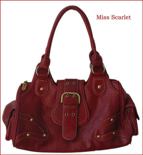BEAUTIFUL RED LADIES HANDBAG