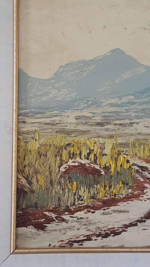 Original Oil  Landscape by E A Appelgryn (SA)