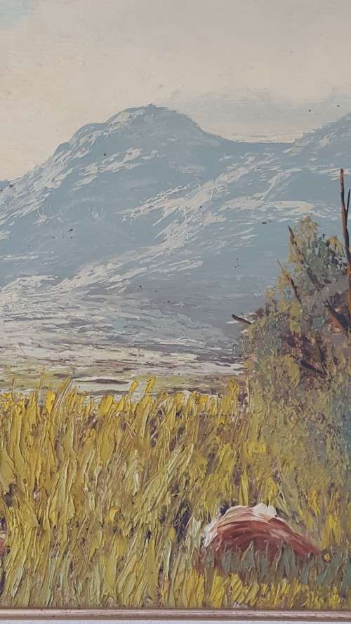 Original Oil  Landscape by E A Appelgryn (SA)