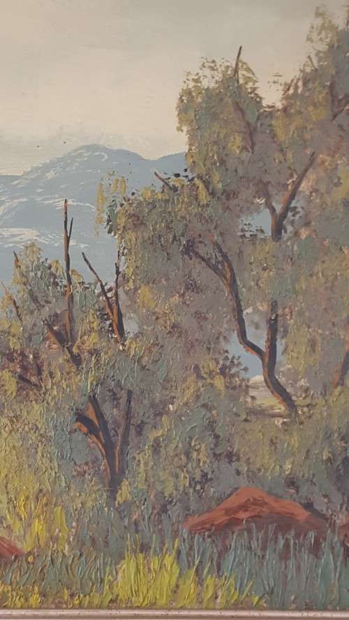 Original Oil  Landscape by E A Appelgryn (SA)