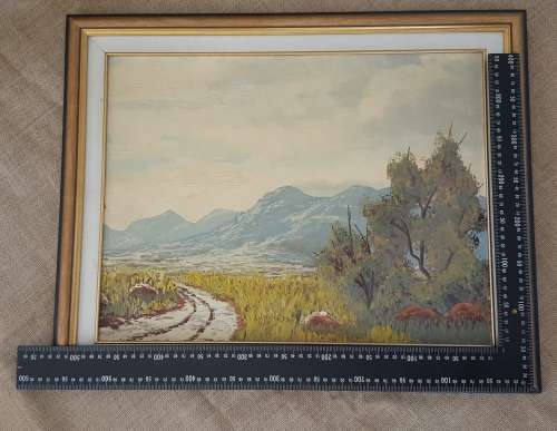 Original Oil  Landscape by E A Appelgryn (SA)