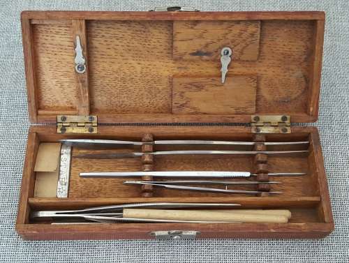 Vintage Boxed  Medical Dissection Kit