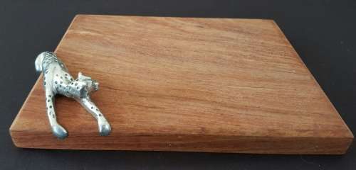 Diana Carmichael Cheetah Cheese Board Small