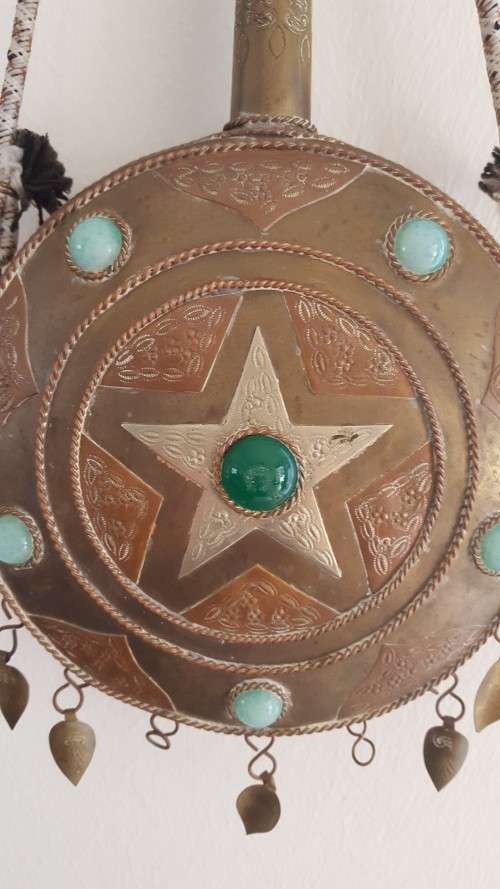 POWDER FLASK - Vintage Reproduction Ottoman / Islamic / North African Powder Flask