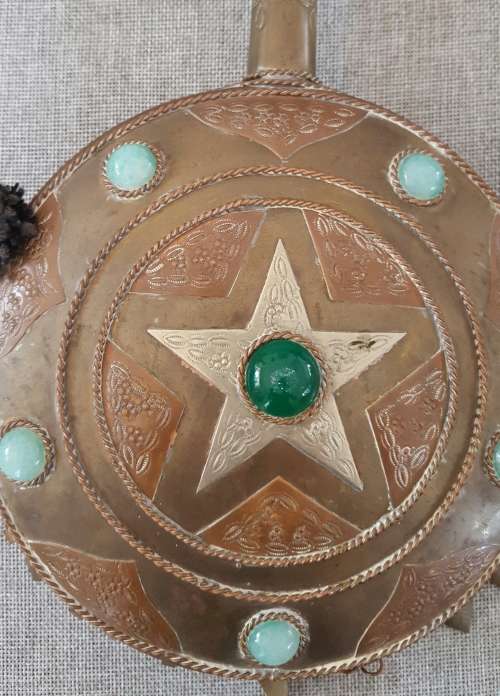 POWDER FLASK - Vintage Reproduction Ottoman / Islamic / North African Powder Flask