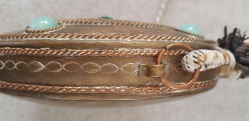 POWDER FLASK - Vintage Reproduction Ottoman / Islamic / North African Powder Flask