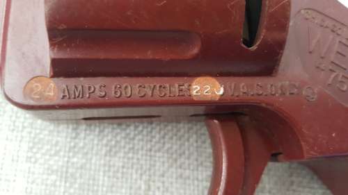 Novel 1965 WEN model 75 Electric Soldering Pistol with ATR (Automatic Thermal Regulation)