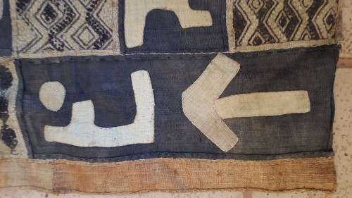 Unique KUBA CLOTH from DRC (formerly Zaire) African Textile  #Mudcloth #Barkcloth #Raffiacloth