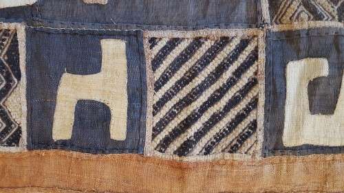 Unique KUBA CLOTH from DRC (formerly Zaire) African Textile  #Mudcloth #Barkcloth #Raffiacloth