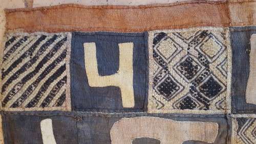 Unique KUBA CLOTH from DRC (formerly Zaire) African Textile  #Mudcloth #Barkcloth #Raffiacloth