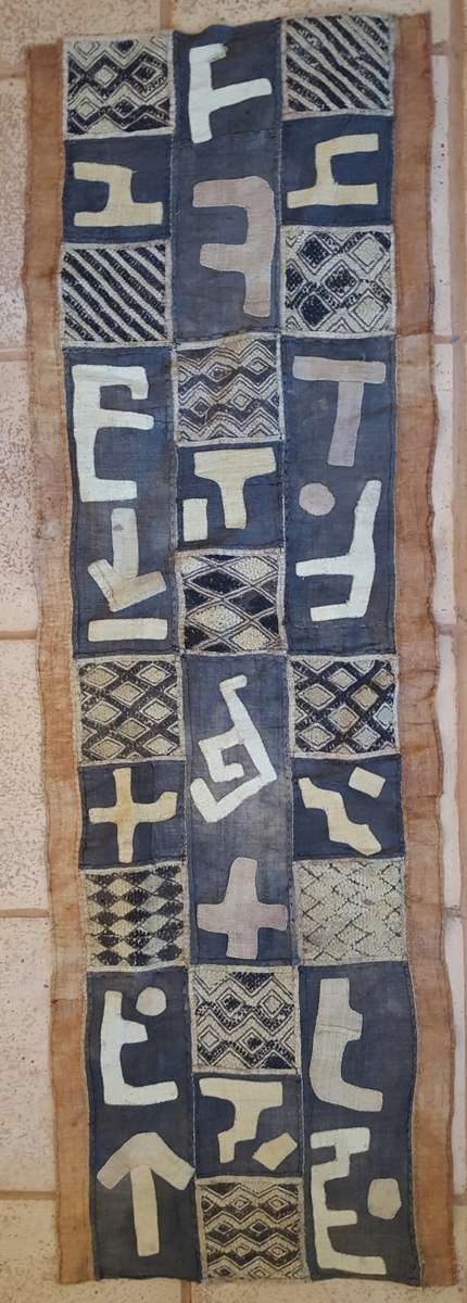 Unique KUBA CLOTH from DRC (formerly Zaire) African Textile  #Mudcloth #Barkcloth #Raffiacloth