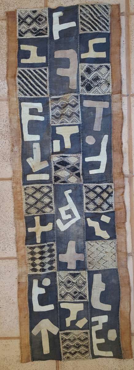 Unique KUBA CLOTH from DRC (formerly Zaire) African Textile  #Mudcloth #Barkcloth #Raffiacloth