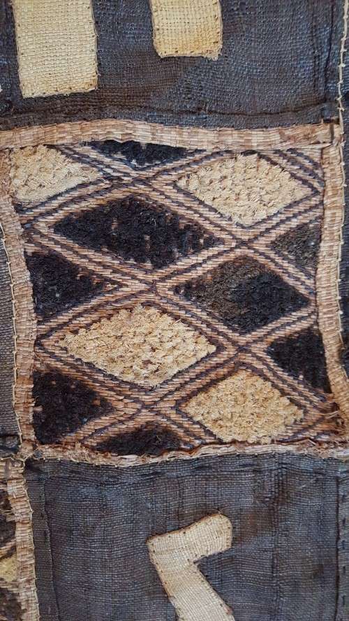 Unique KUBA CLOTH from DRC (formerly Zaire) African Textile  #Mudcloth #Barkcloth #Raffiacloth