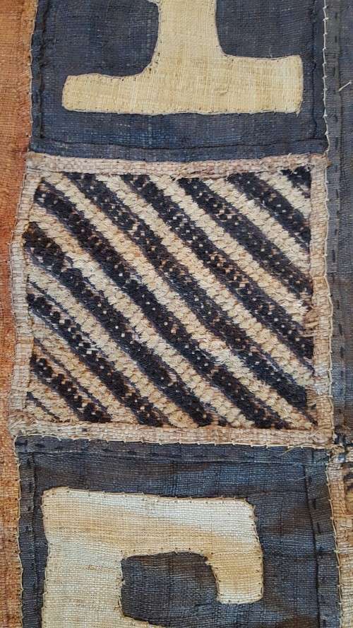 Unique KUBA CLOTH from DRC (formerly Zaire) African Textile  #Mudcloth #Barkcloth #Raffiacloth