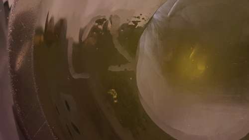 Striking Vintage Studio Glass Jug / Pitcher with Spiral Trailing and  Green & White Cased Base