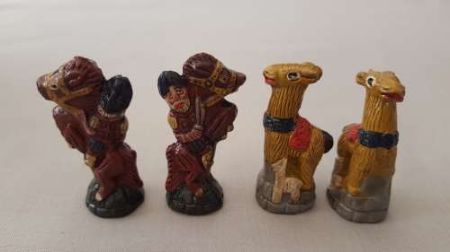 Chess Set - Aztec Mayan Indians vs Spanish Conquistadors Boxed #FolkArt #MexicanArt