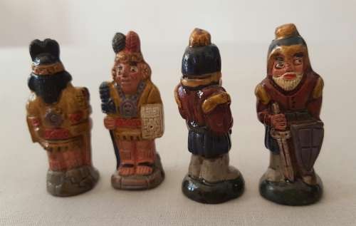 Chess Set - Aztec Mayan Indians vs Spanish Conquistadors Boxed #FolkArt #MexicanArt