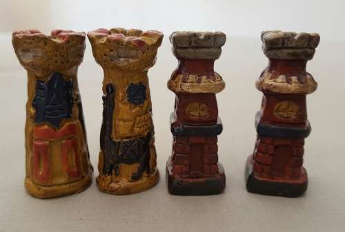 Chess Set - Aztec Mayan Indians vs Spanish Conquistadors Boxed #FolkArt #MexicanArt