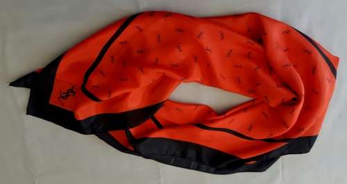 Vintage  Yves Saint Laurent Silk Scarf