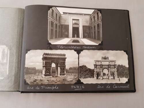 Tooled  Leather  Album with Photos from 1958