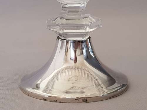 Sterling Silver & Crystal Candy/Nut Bowl by CBZ Holland