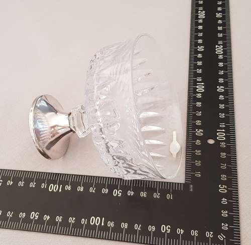 Sterling Silver & Crystal Candy/Nut Bowl by CBZ Holland