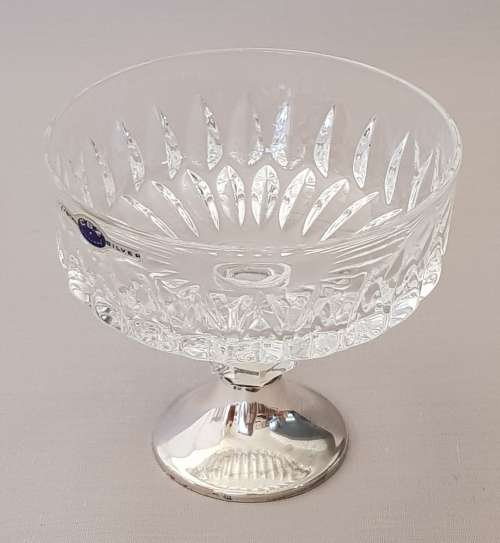 Sterling Silver & Crystal Candy/Nut Bowl by CBZ Holland